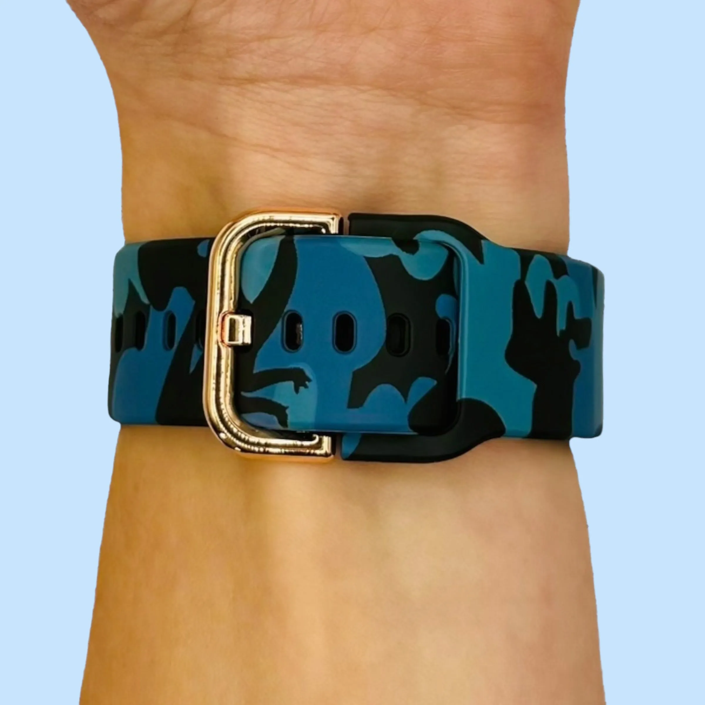 Silicone Pattern Watch Straps compatible with the Apple Watch