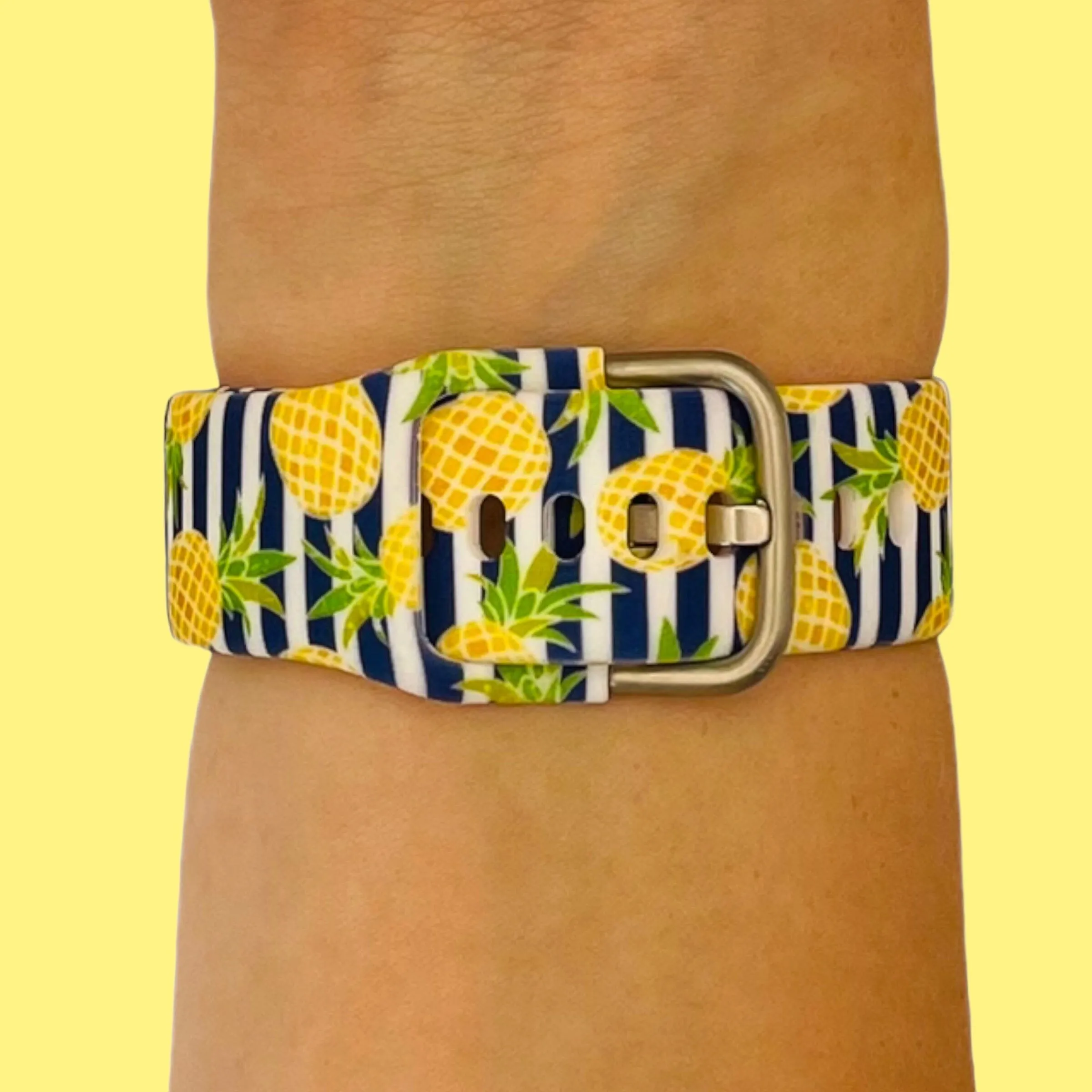 Silicone Pattern Watch Straps compatible with the Apple Watch
