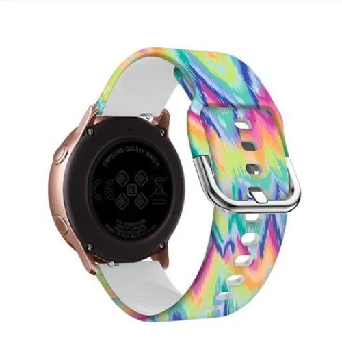 Silicone Pattern Watch Straps compatible with the Apple Watch