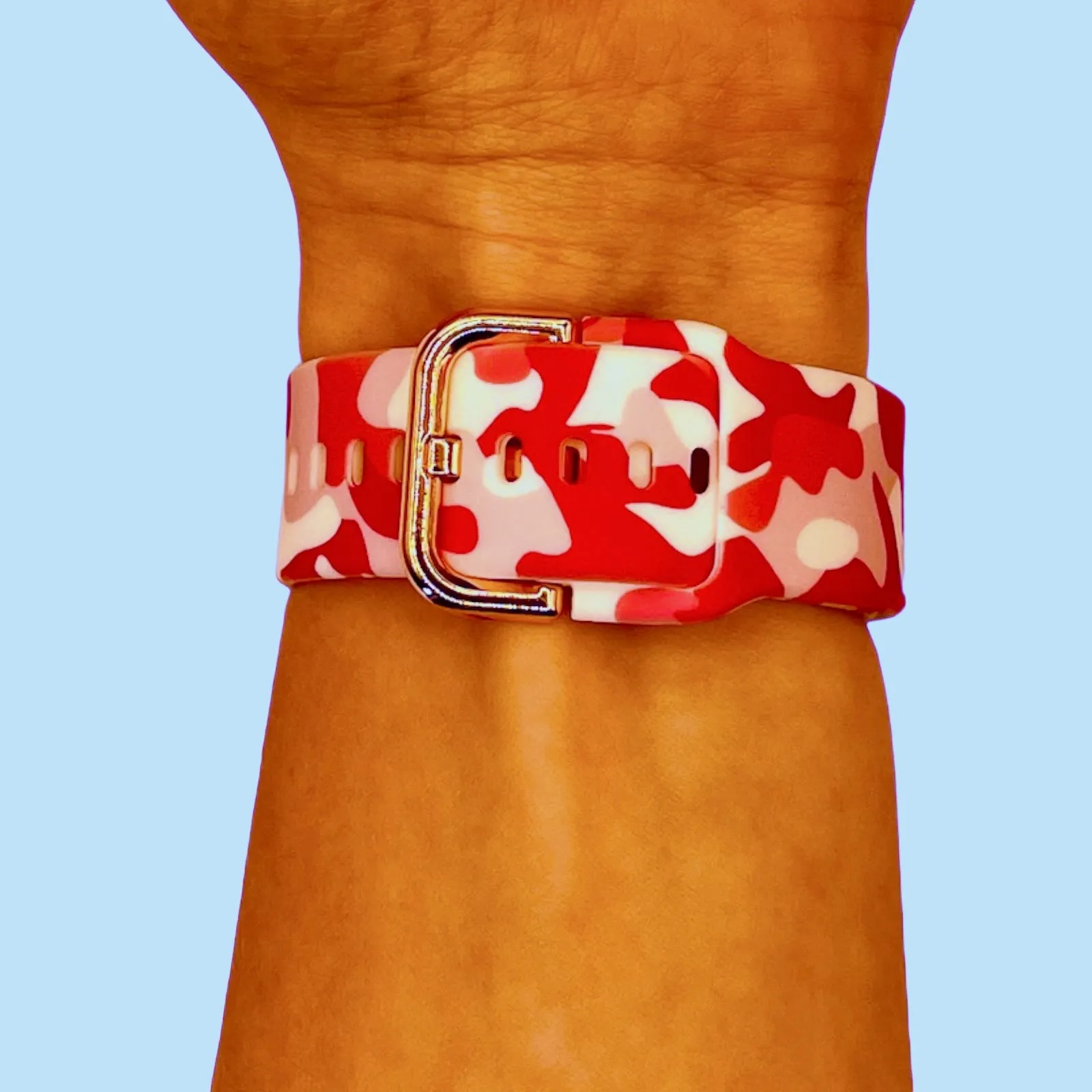 Silicone Pattern Watch Straps compatible with the Apple Watch