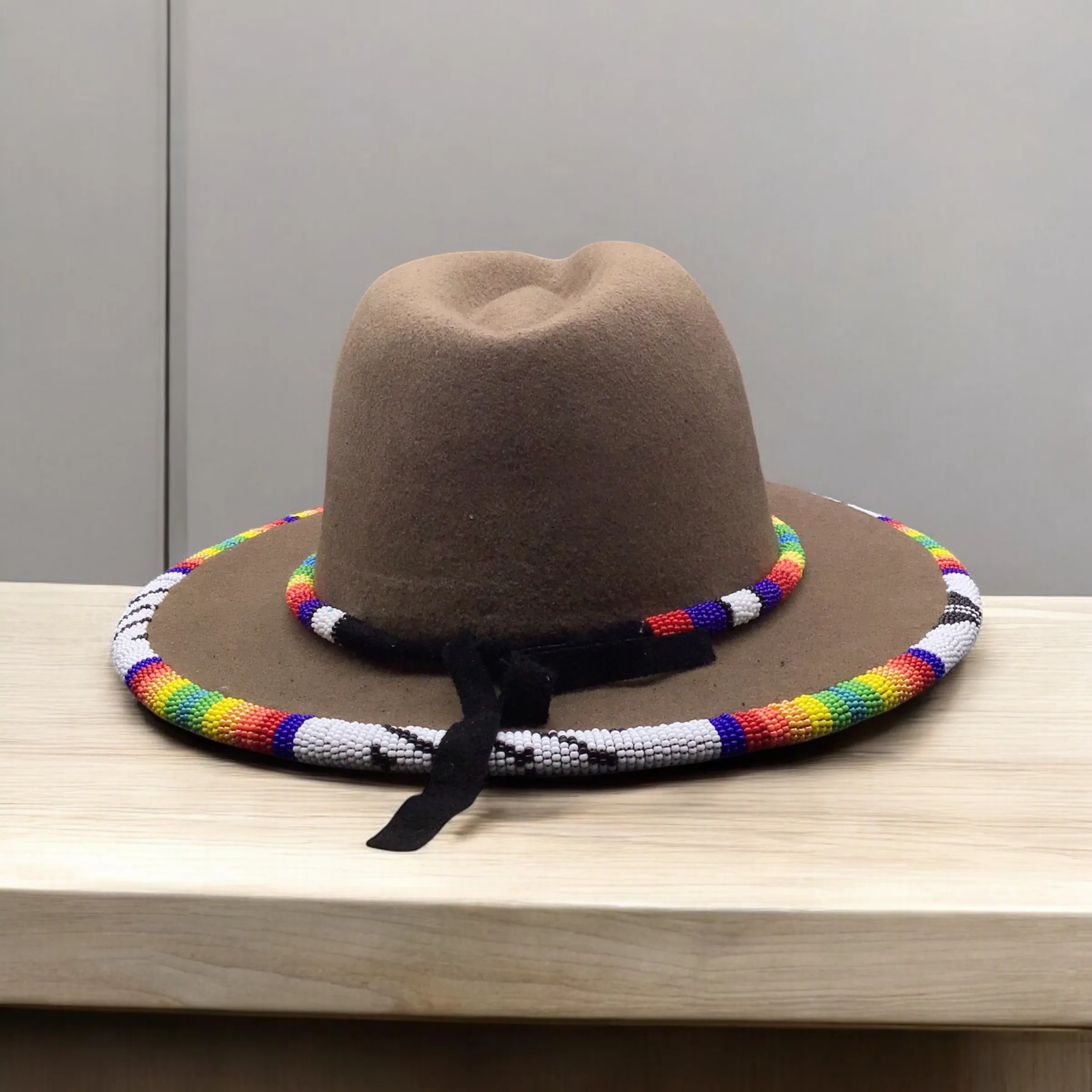Size-58 Handmade Beaded Hat (4)