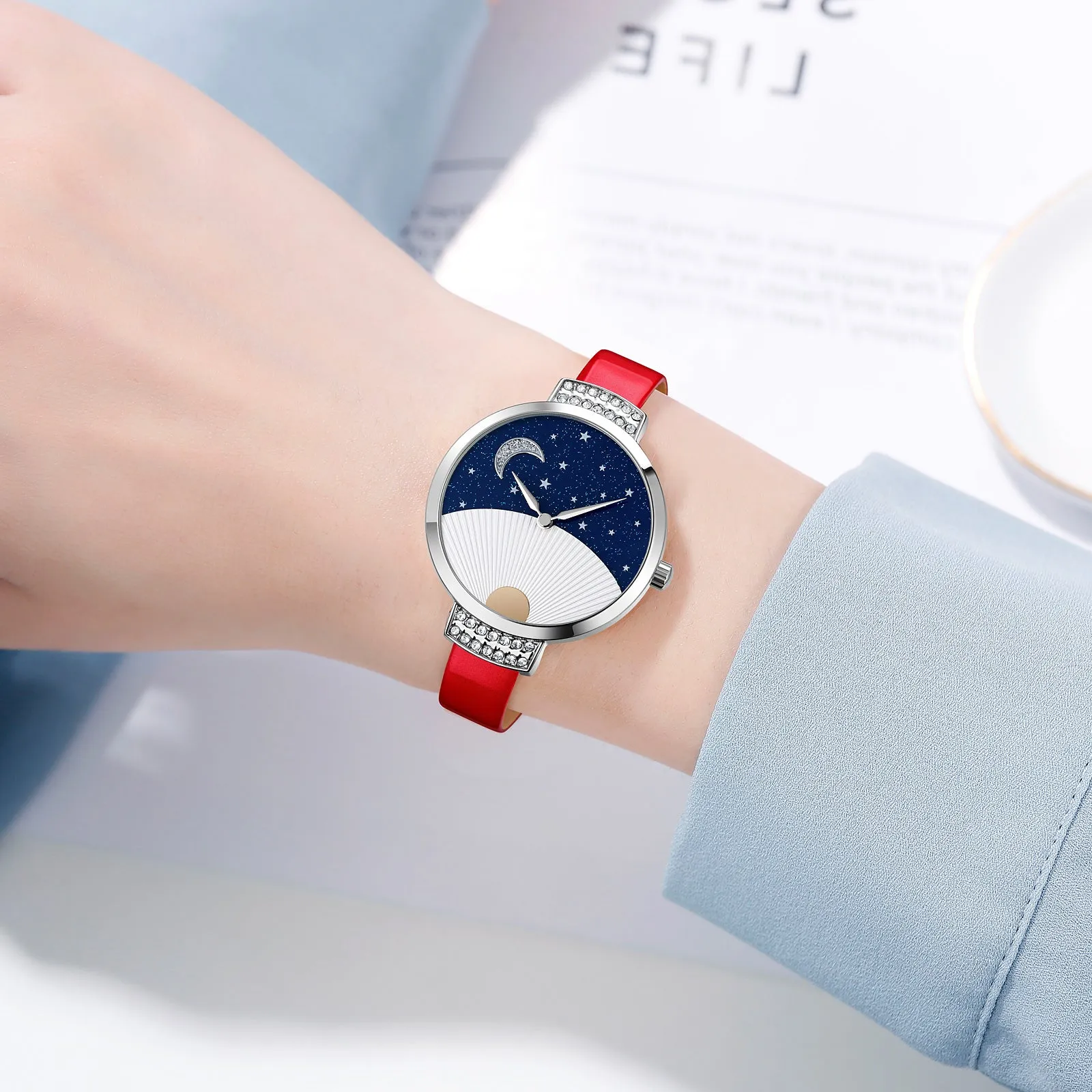 SKMEI 9279 Stainless Steel Quartz Watch