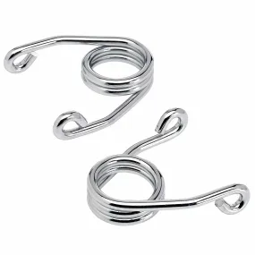 Solo Seat Springs - Hairpin Style - 3 inch Chrome