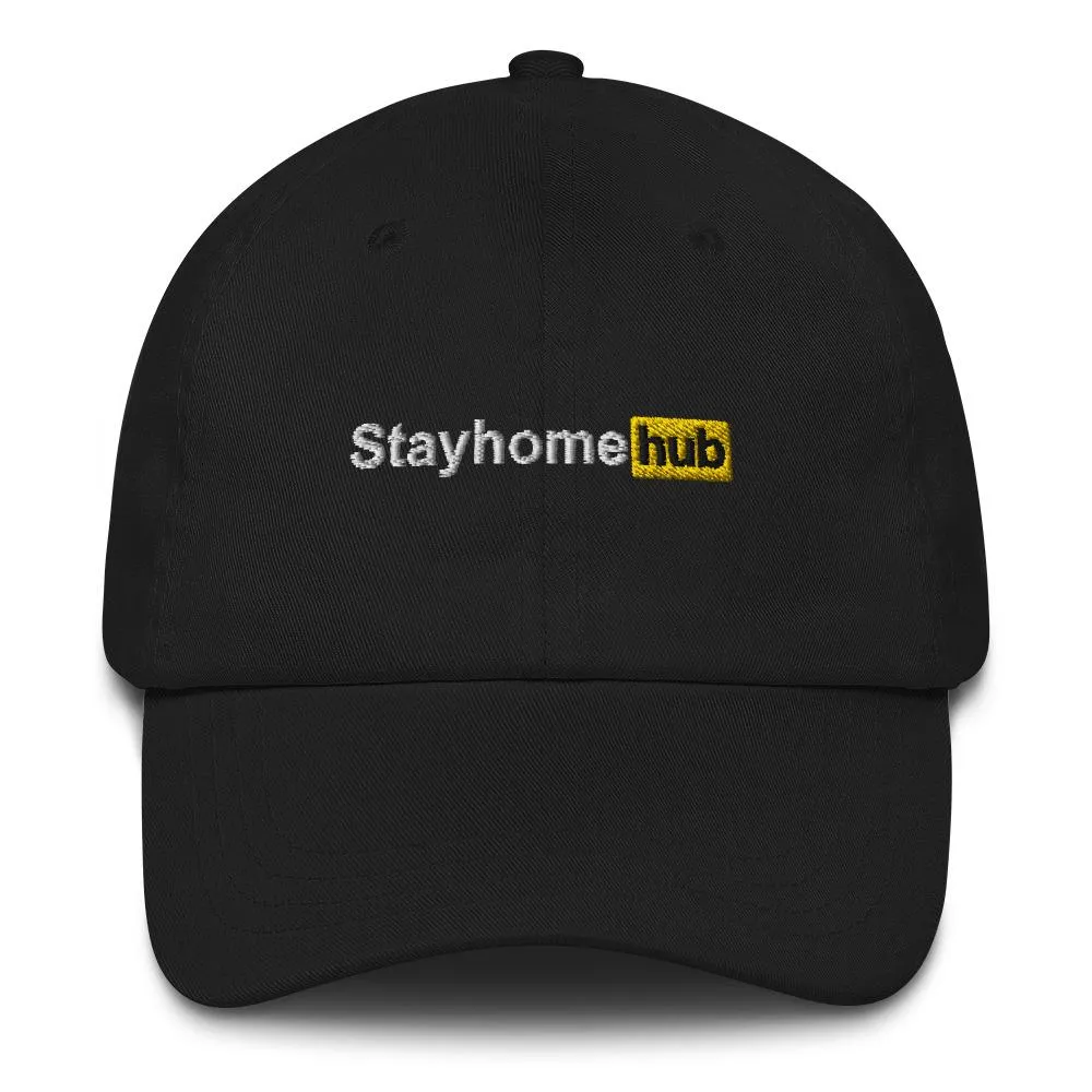 Stayhomehub Dad Cap Black