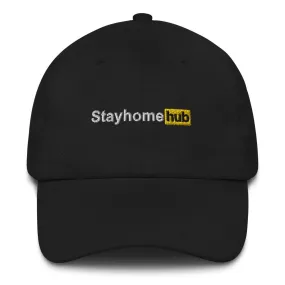 Stayhomehub Dad Cap Black