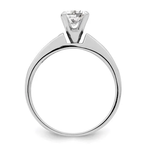 Sterling Silver 2-Piece CZ Radiant with Square Channel Set Wedding Ring Set