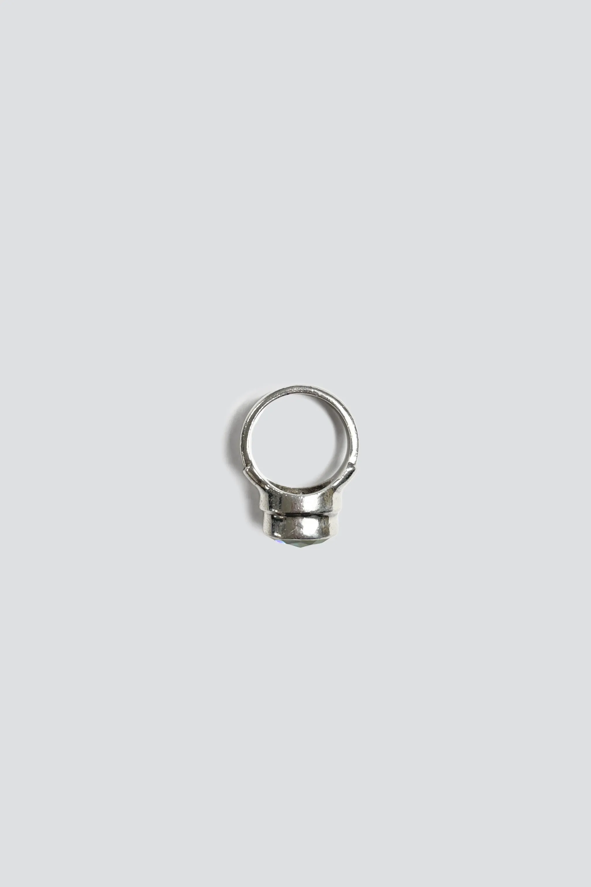 Sterling Silver Dark Topaz Signet Ring