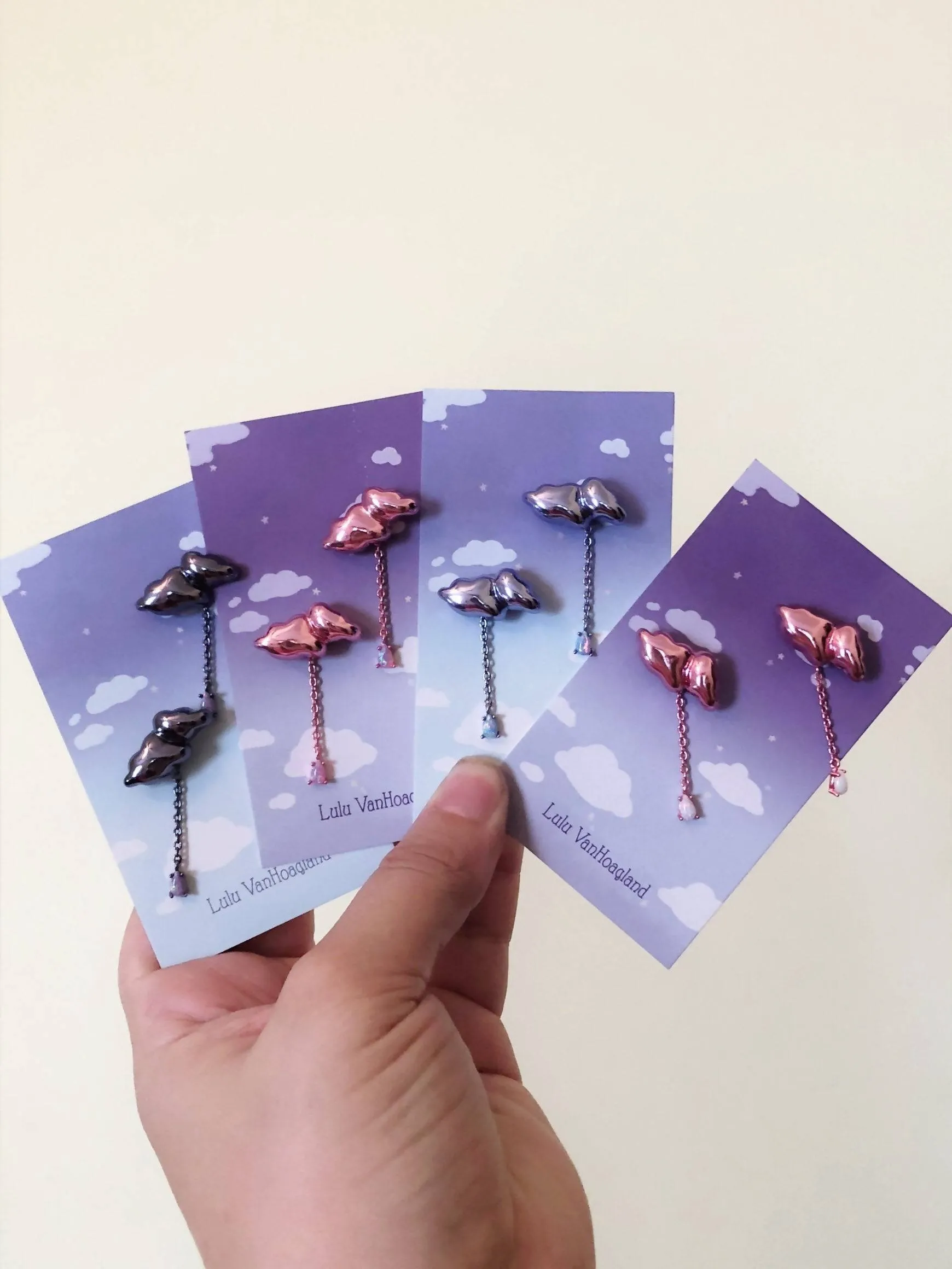 Stormy Cloud Earrings
