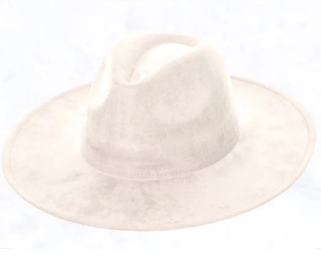 Tan Hide Western Leather Band w/ Choice of Boho Hat 985L