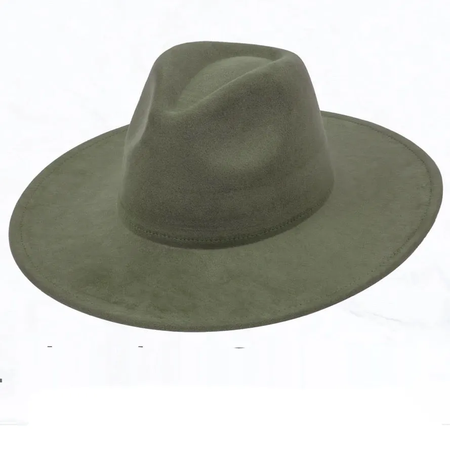 Tan Hide Western Leather Band w/ Choice of Boho Hat 985L