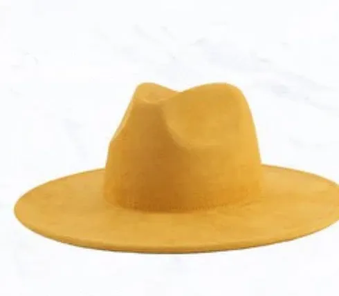 Tan Hide Western Leather Band w/ Choice of Boho Hat 985L