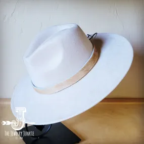 Tan Hide Western Leather Band w/ Choice of Boho Hat 985L