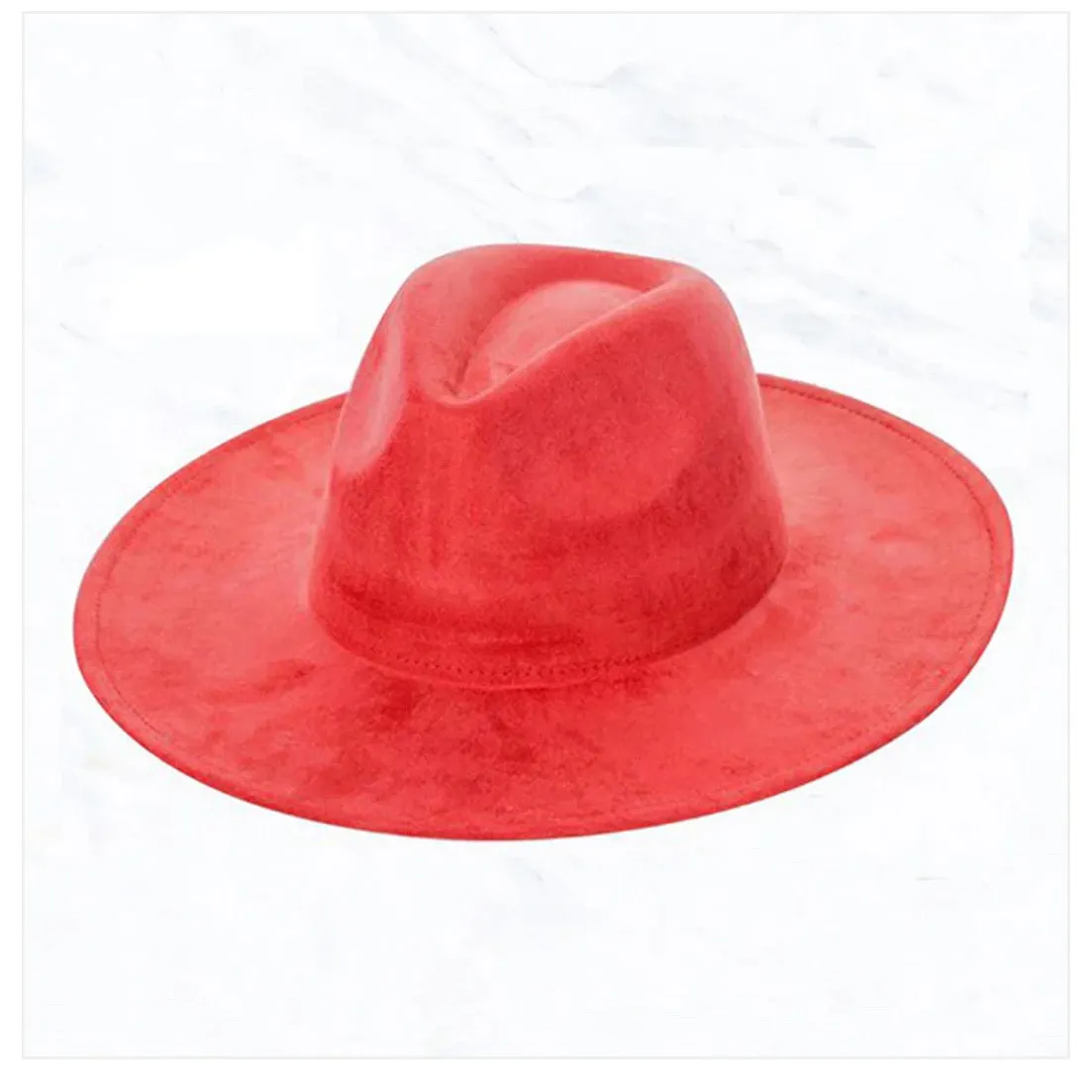Tan Hide Western Leather Band w/ Choice of Boho Hat 985L
