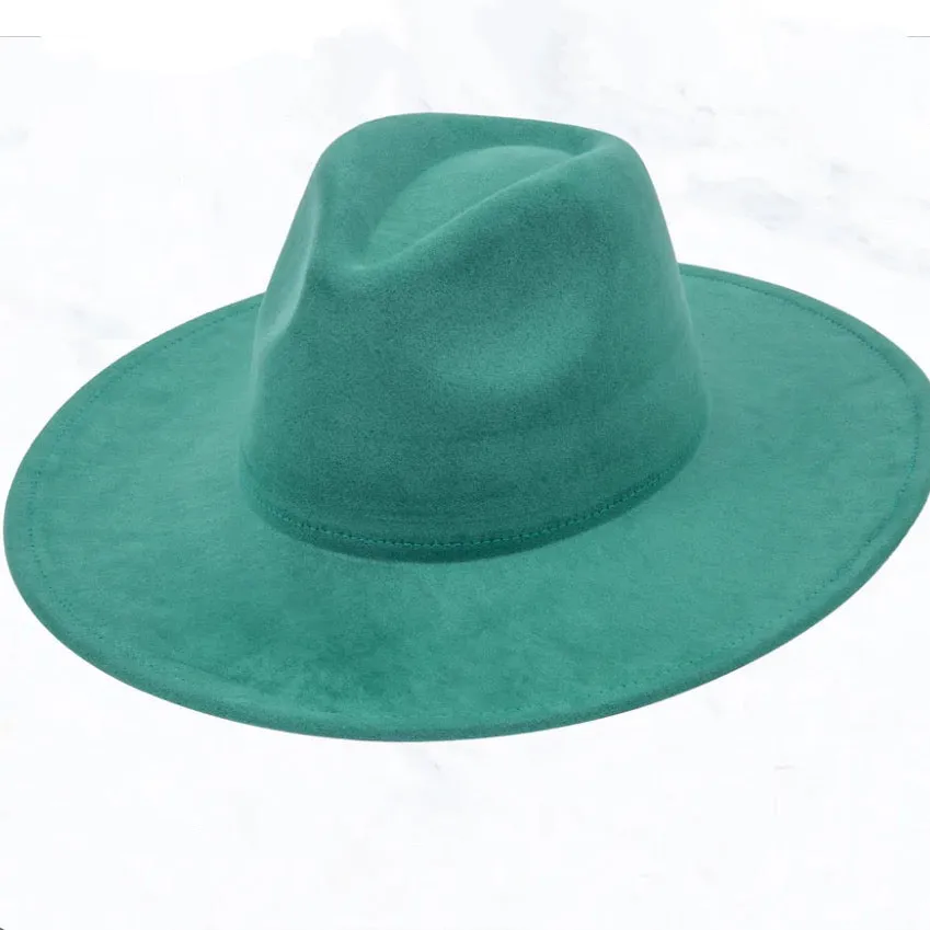 Tan Hide Western Leather Band w/ Choice of Boho Hat 985L