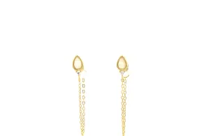 Teardrop Chain Earrings