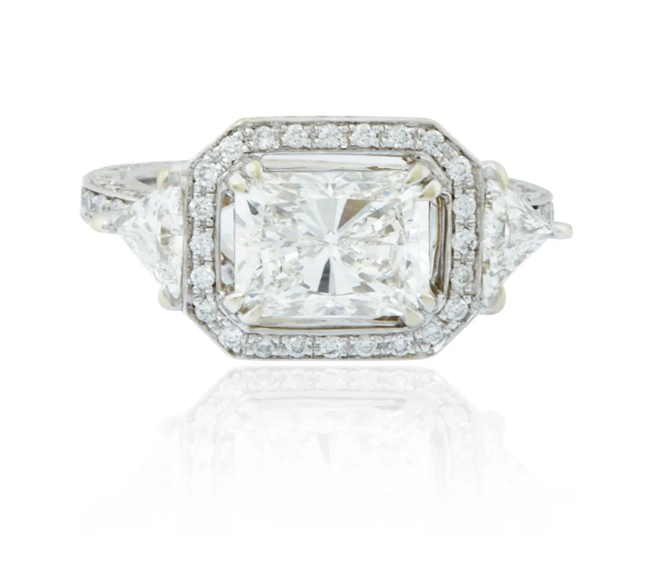'The Debbie' Bespoke Three Stone Engagement Ring