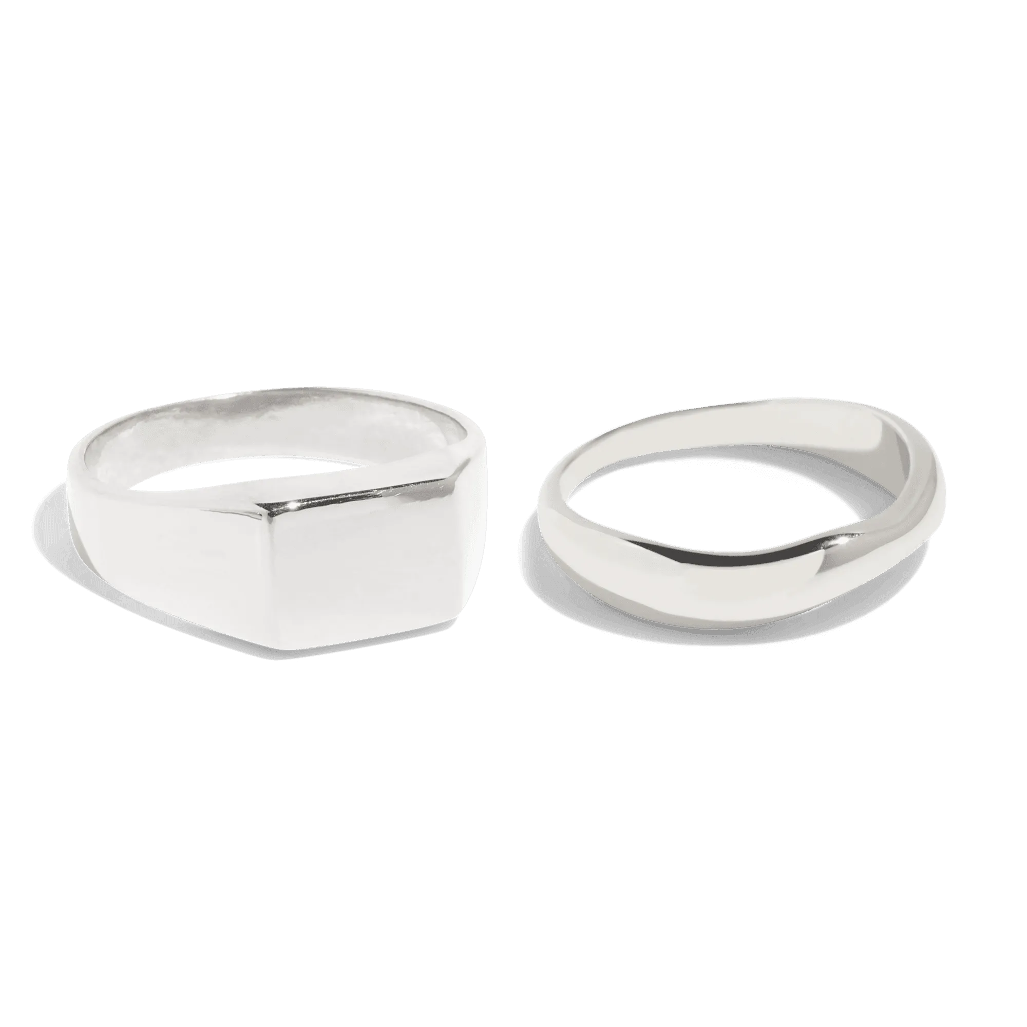 THE ESSENTIAL RING SET - sterling silver