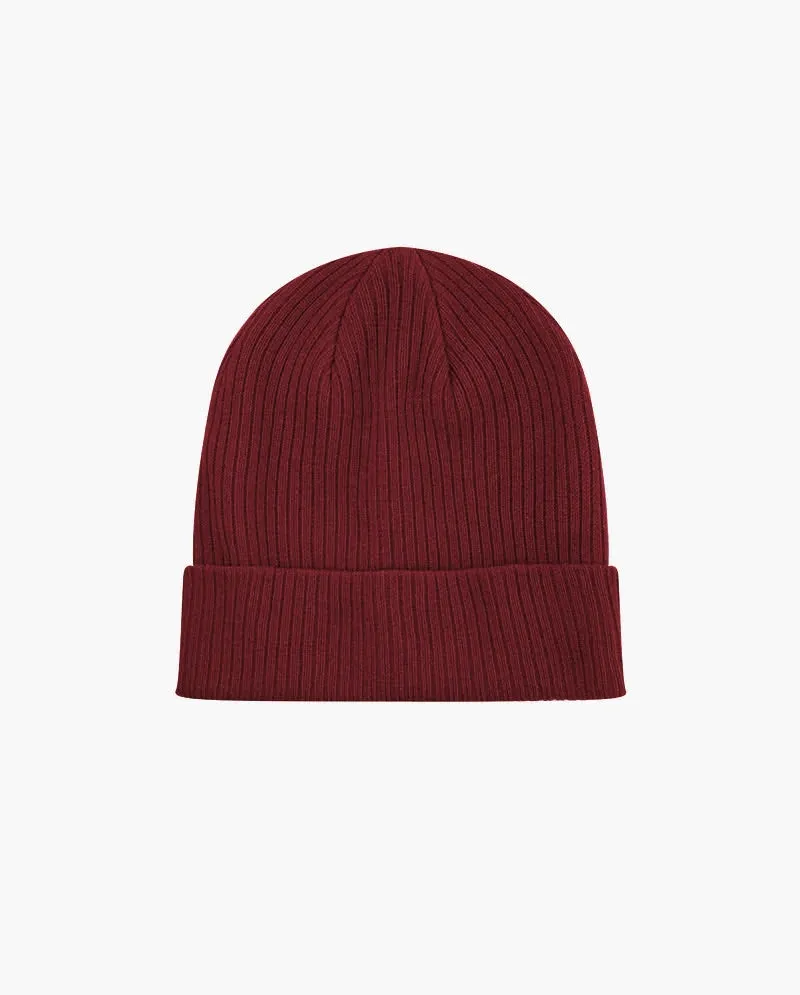 The Hat Depot - 100% Cotton Plain Beanie