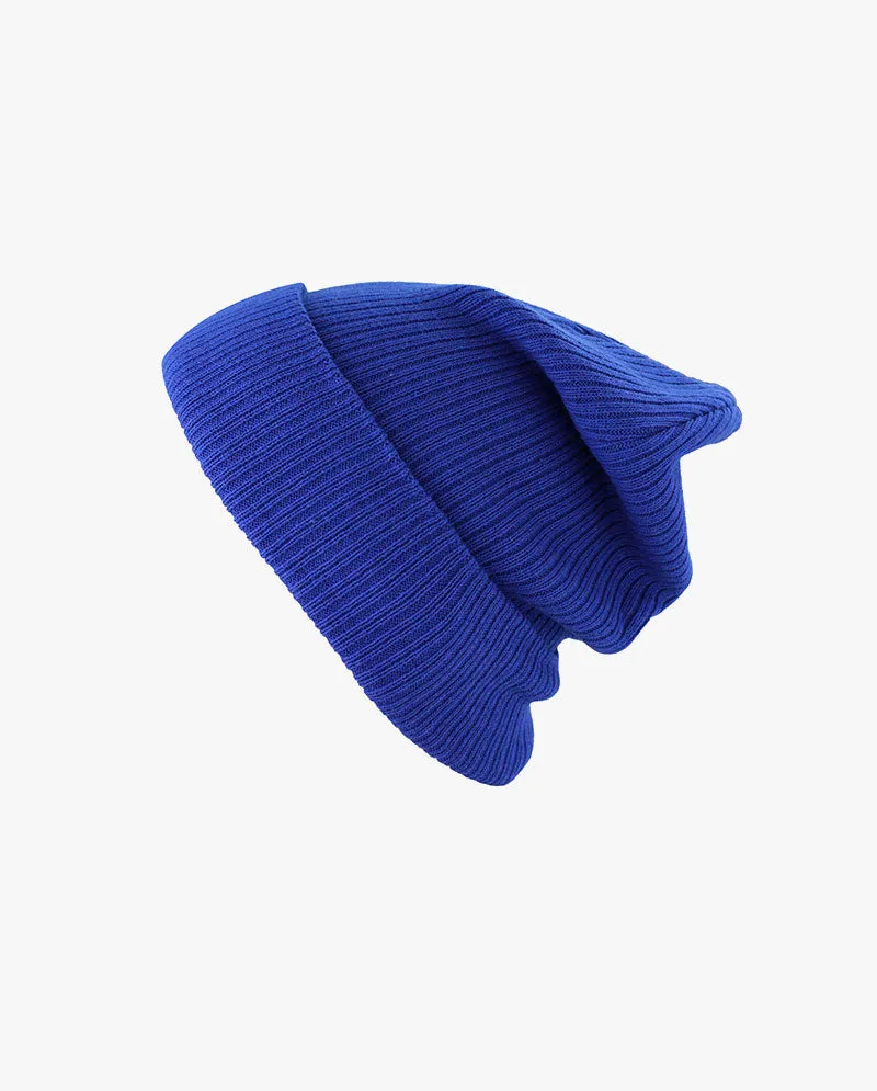 The Hat Depot - 100% Cotton Plain Beanie