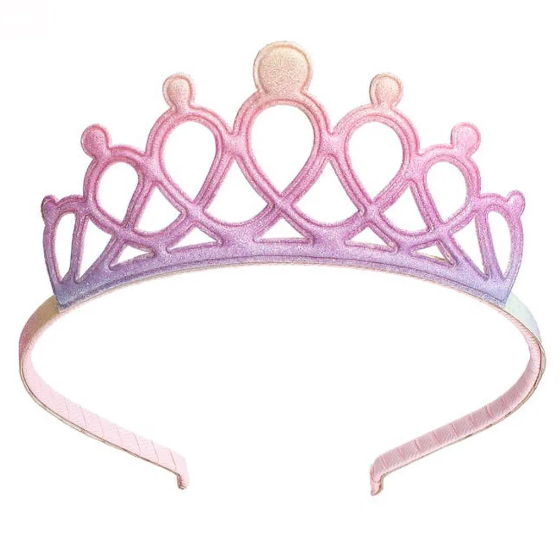 Tiara Headband- Pastel Rainbow