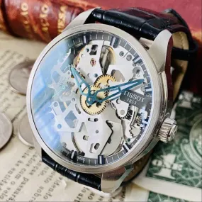 Tissot T-Complication Squelette luxury watch manual winding men's women's vintage analog wristwatch precious beautiful goods