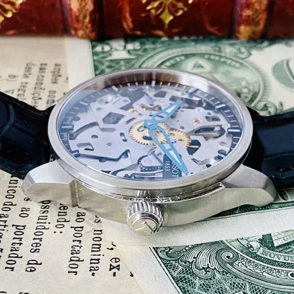 Tissot T-Complication Squelette luxury watch manual winding men's women's vintage analog wristwatch precious beautiful goods