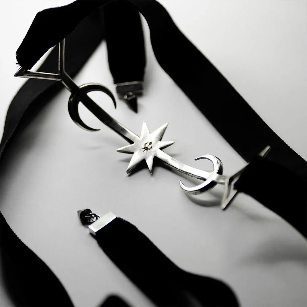 Twin Moon crown - silver