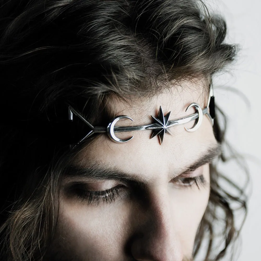 Twin Moon crown - silver