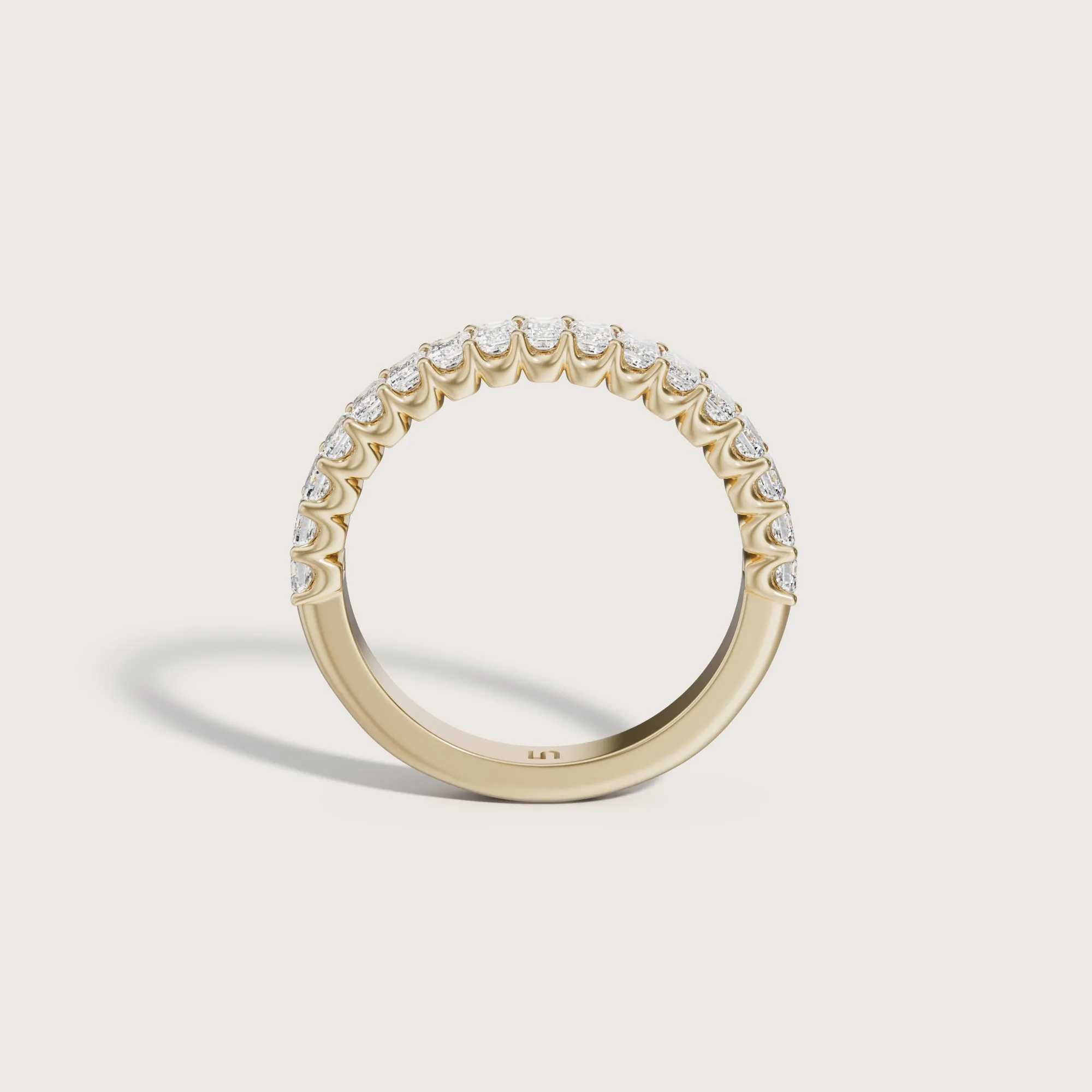 Valley Emerald Diamond Band Small | Halfway Diamonds