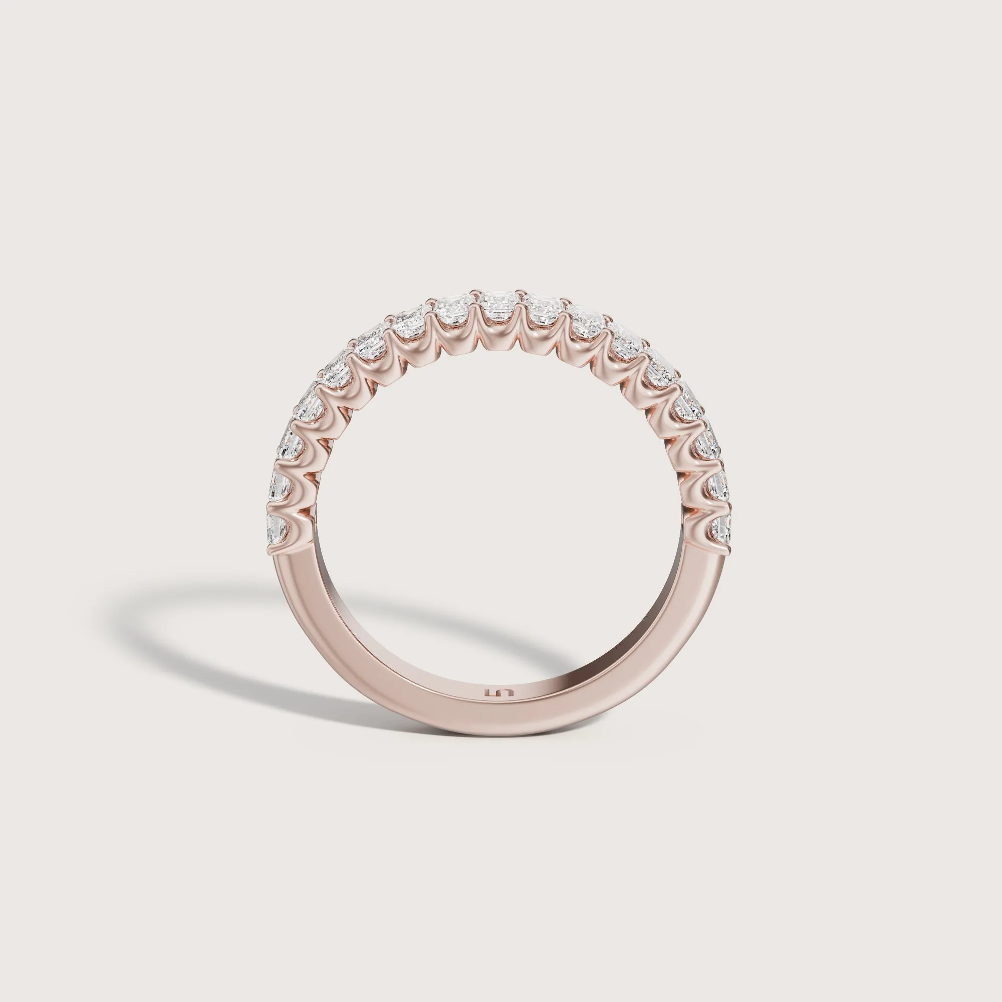 Valley Emerald Diamond Band Small | Halfway Diamonds