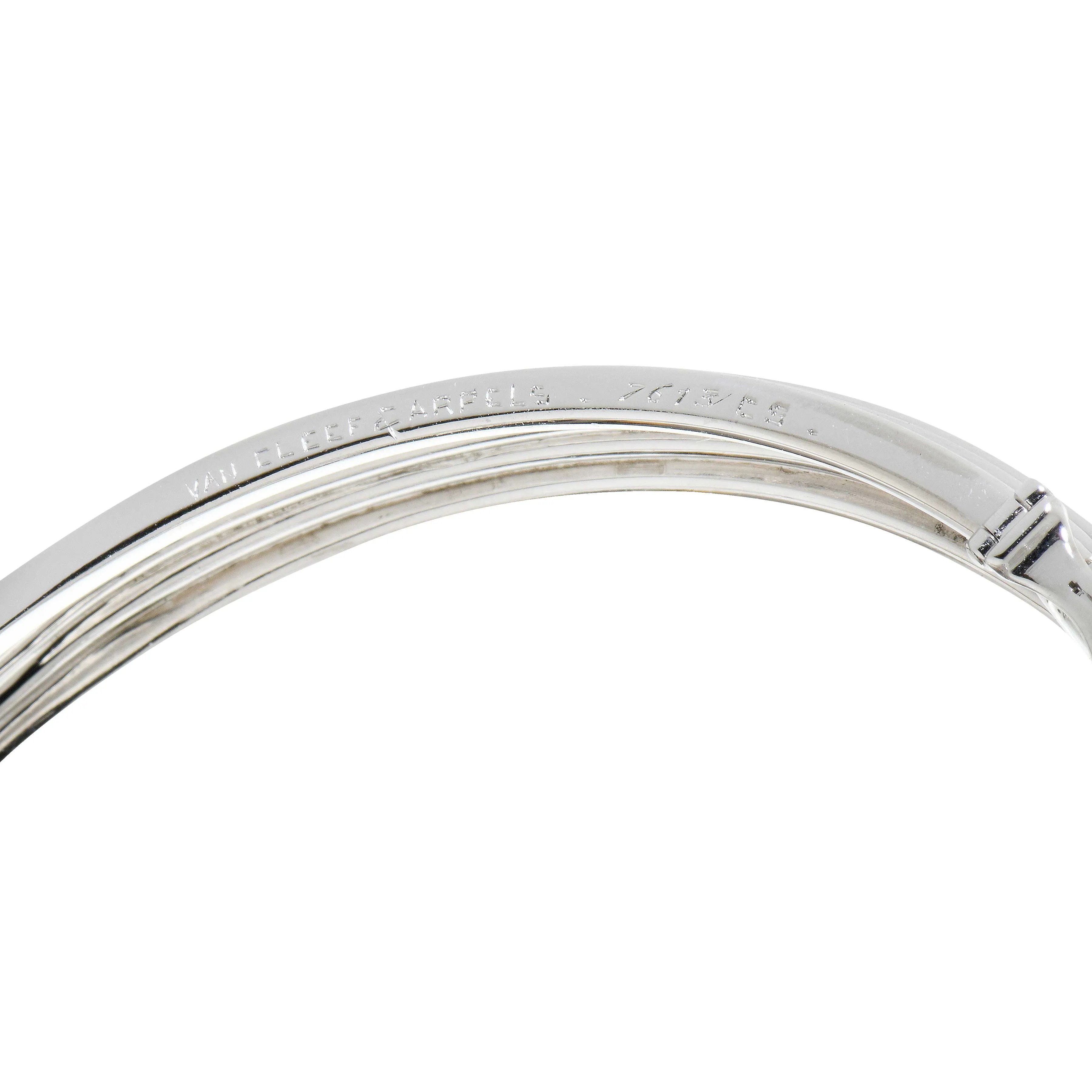 Van Cleef & Arpels Sapphire and Diamond Bangle