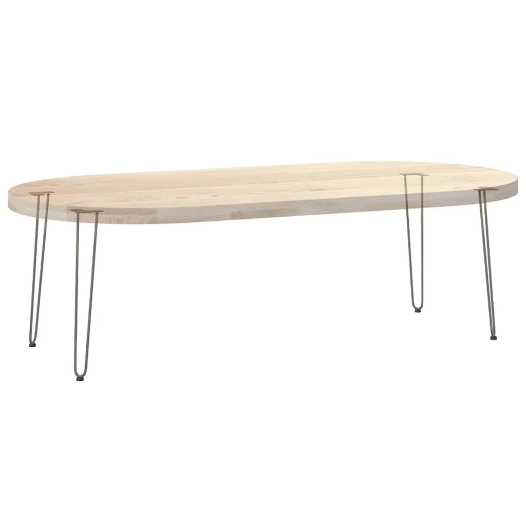 vidaXL Hairpin Table Legs 4 pcs Natural Steel 72 cm Solid Steel