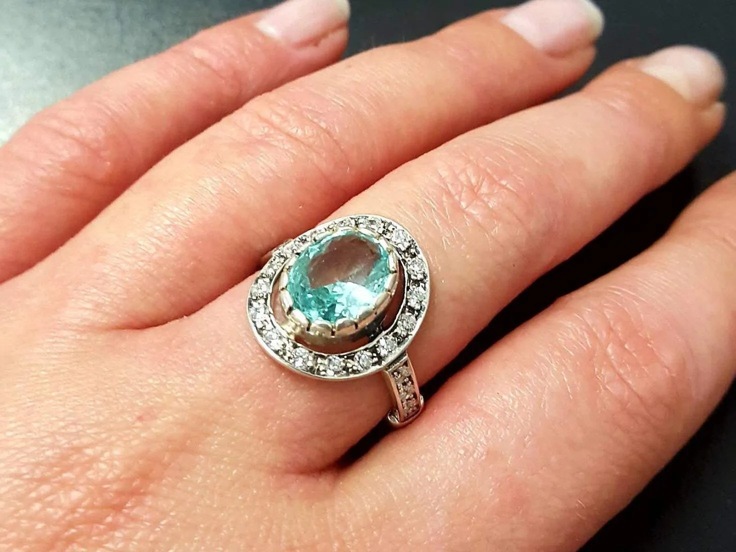 Vintage Onyx Ring - Black Oval Ring - Onyx Cocktail Ring