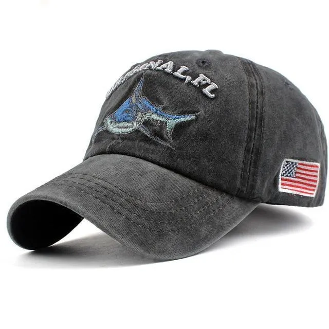 Xthree 100% washed cotton men baseball cap fitted cap
