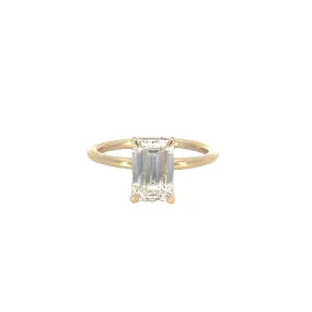 Yellow Gold Lab Grown Engagement Ring