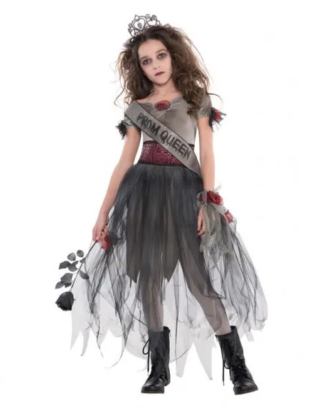Zahra Zombie Prom Queen Kinderkostüm